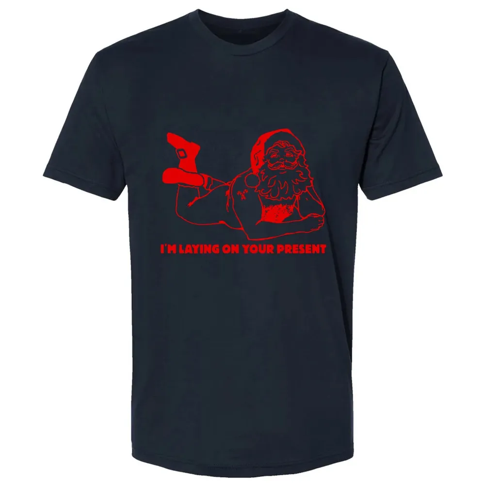 I'm laying on your present Premium Unisex T-shirt - 2