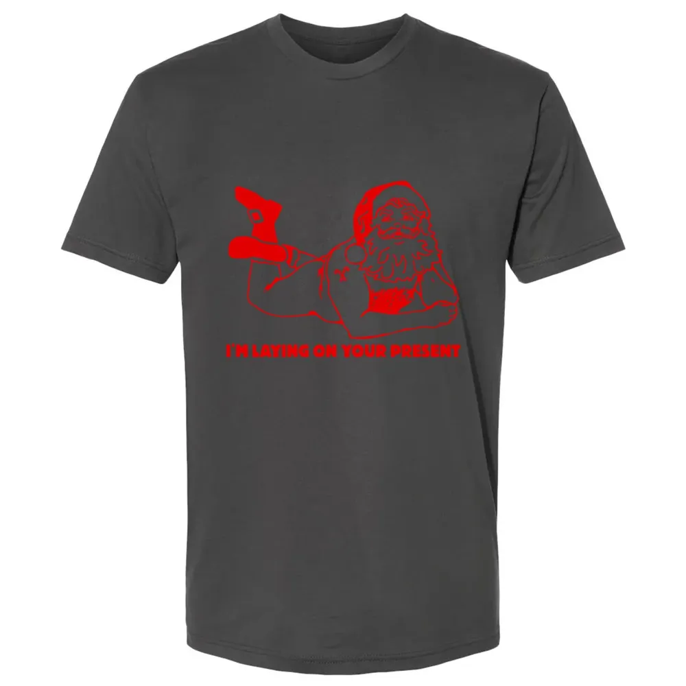 I'm laying on your present Premium Unisex T-shirt - 8