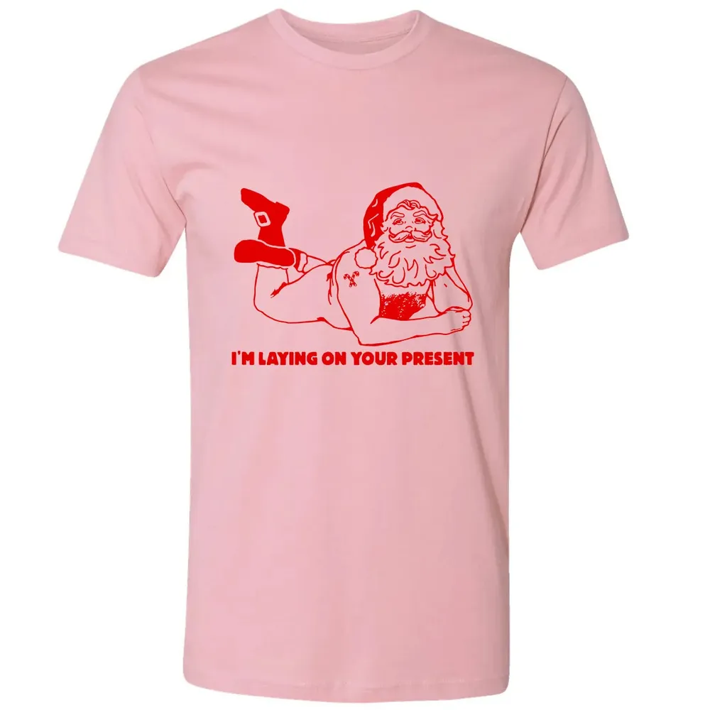 I'm laying on your present Premium Unisex T-shirt - 3