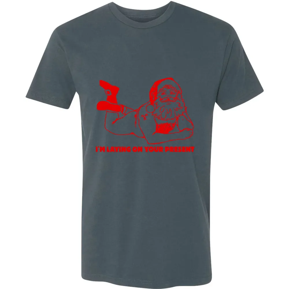 I'm laying on your present Premium Unisex T-shirt - 14