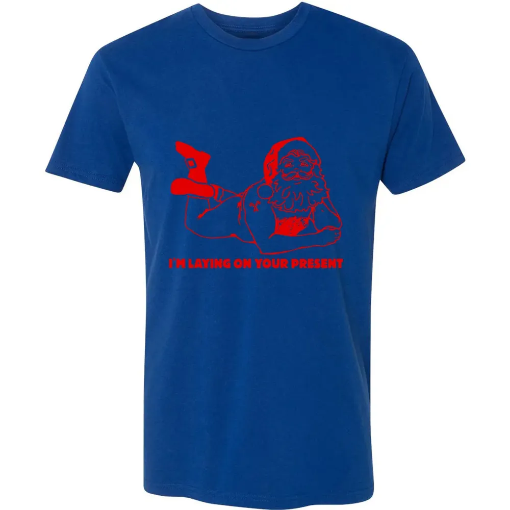 I'm laying on your present Premium Unisex T-shirt - 10