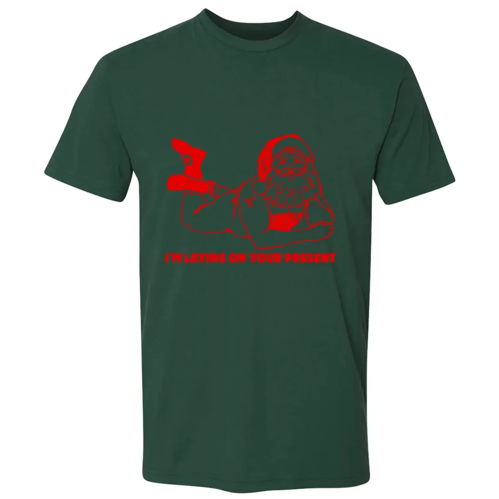 I'm laying on your present Premium Unisex T-shirt - 12