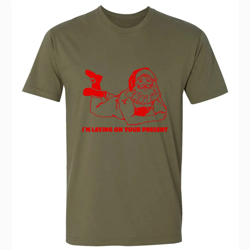 I'm laying on your present Premium Unisex T-shirt - 5