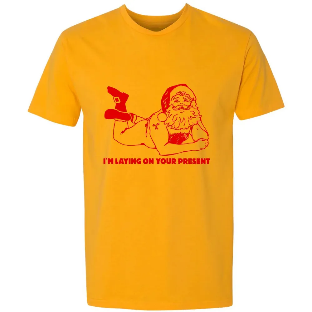 I'm laying on your present Premium Unisex T-shirt - 11