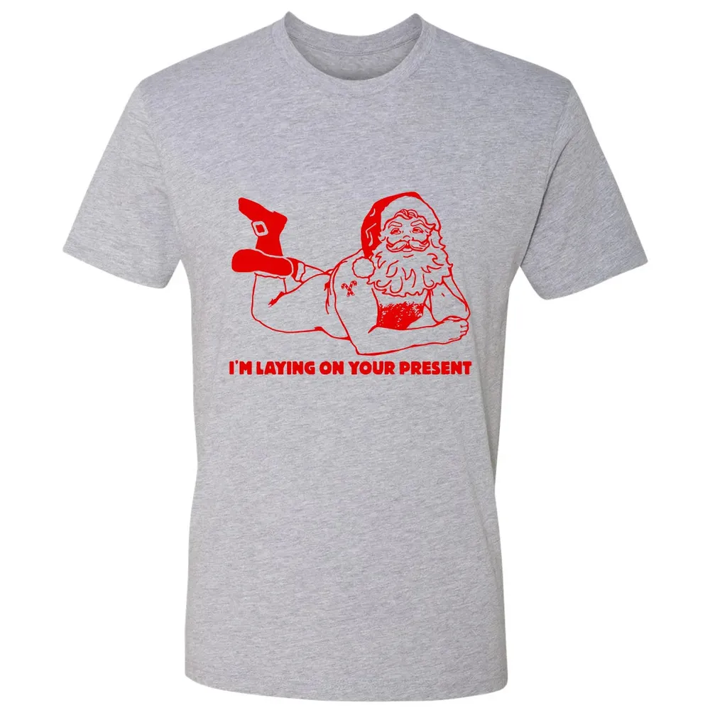 I'm laying on your present Premium Unisex T-shirt - 9