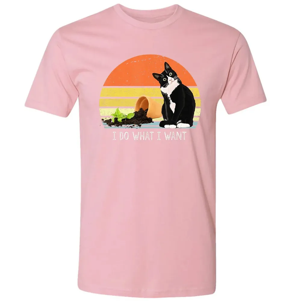 cat destroying plants funny cat plant lover Chonk Cat Premium Unisex T-shirt - 3