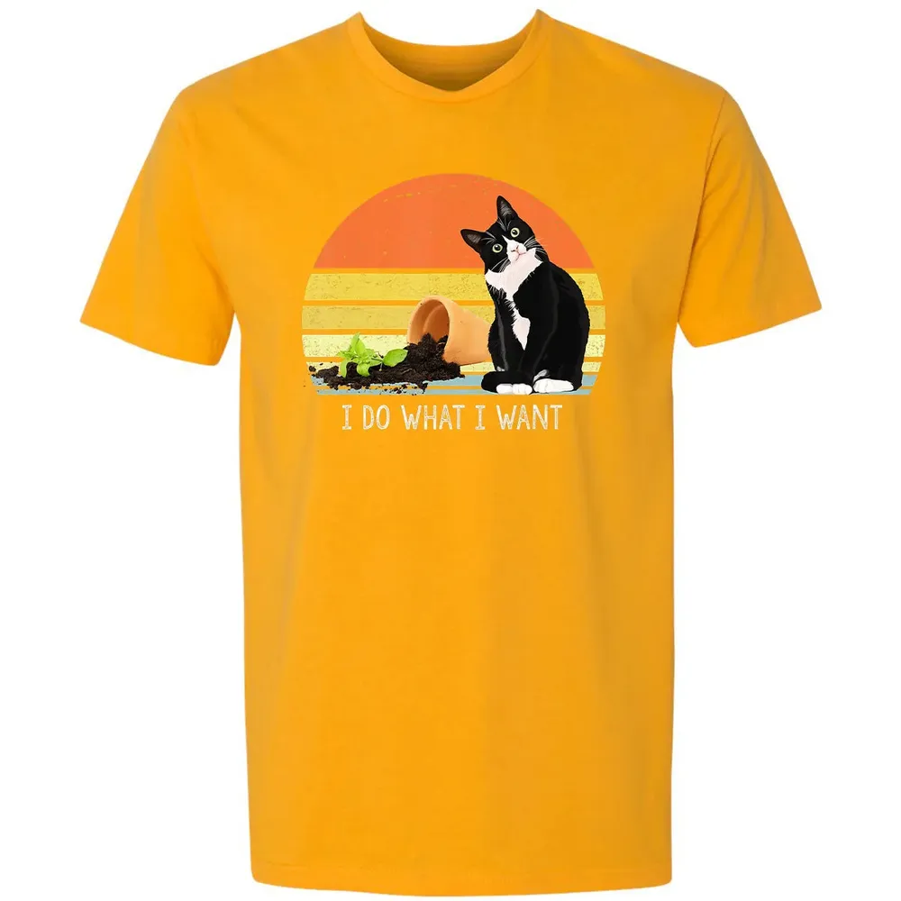 cat destroying plants funny cat plant lover Chonk Cat Premium Unisex T-shirt - 11