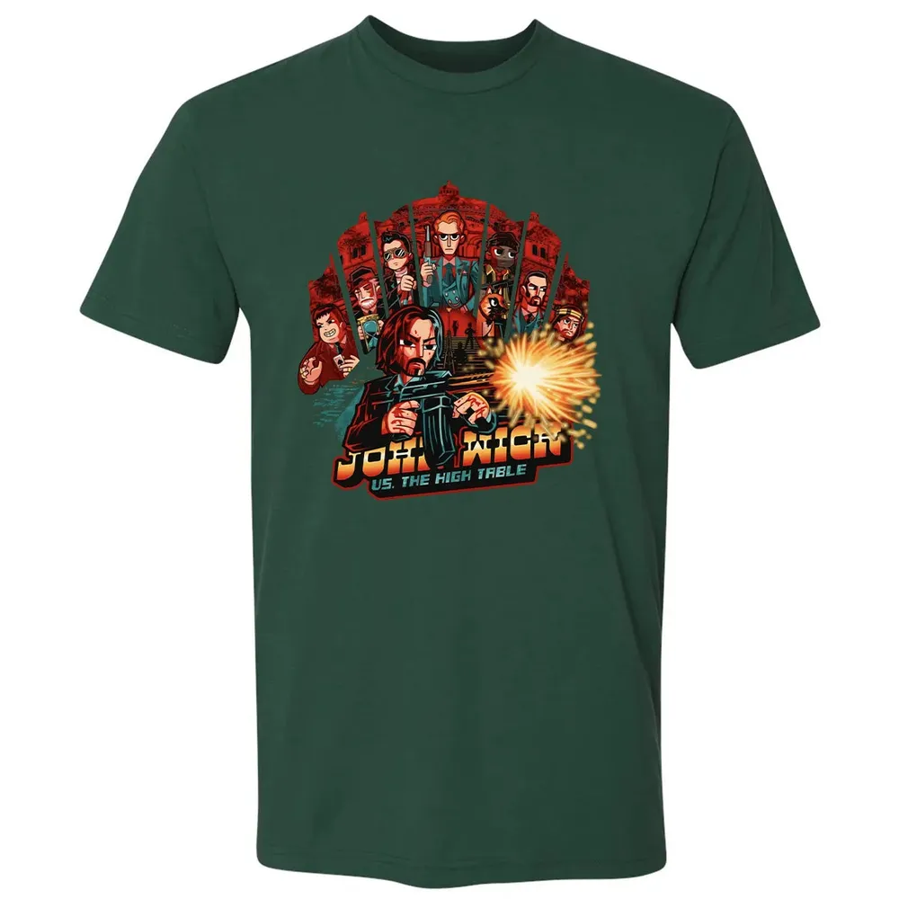 JW vs. High Table Premium Unisex T-shirt - 12