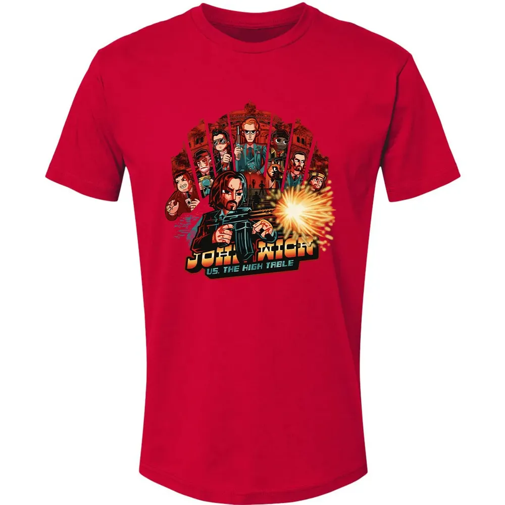 JW vs. High Table Premium Unisex T-shirt - 6