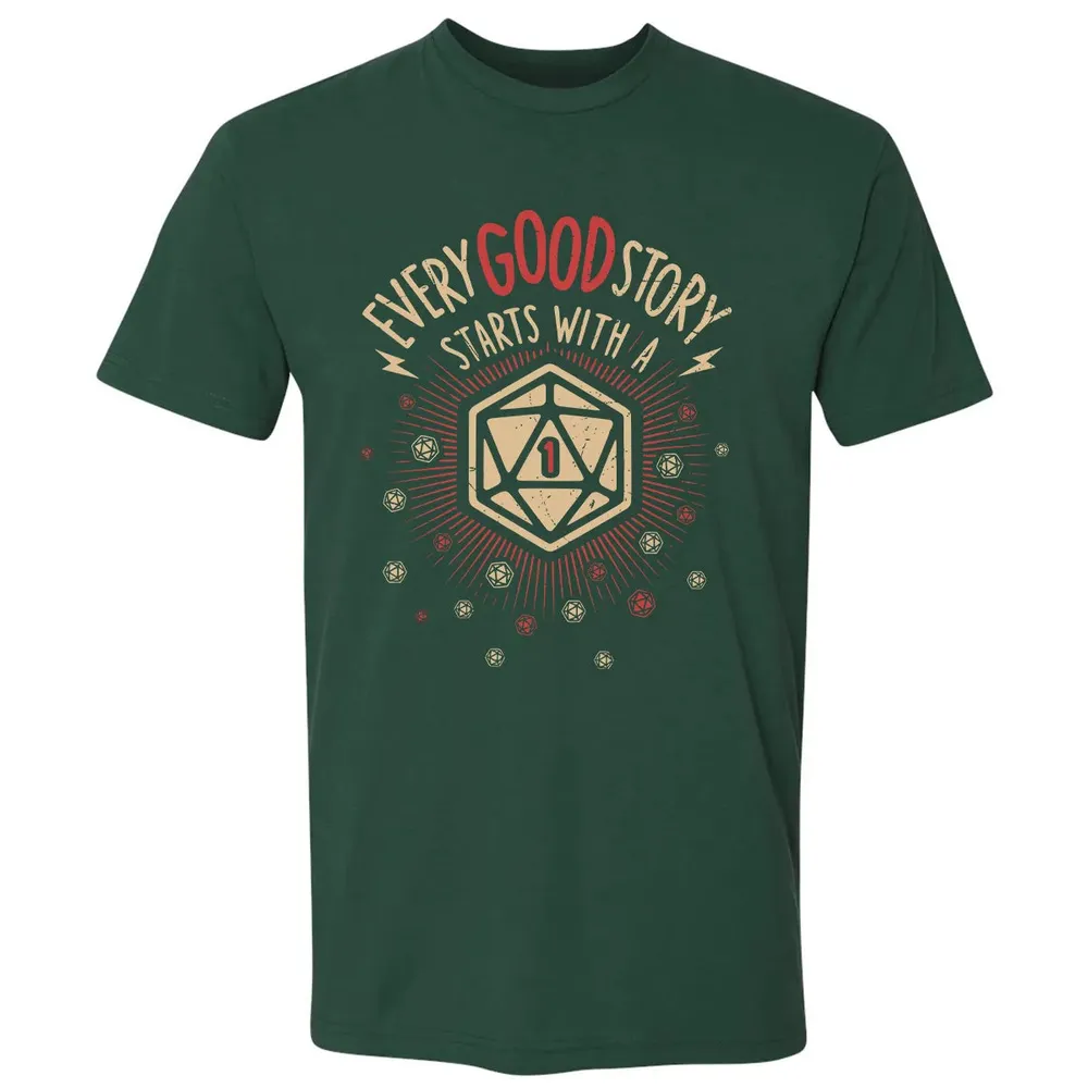 Good Story Starts With A 1 Premium Unisex T-shirt - 12