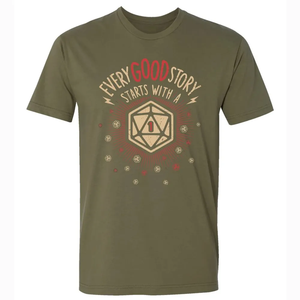 Good Story Starts With A 1 Premium Unisex T-shirt - 5