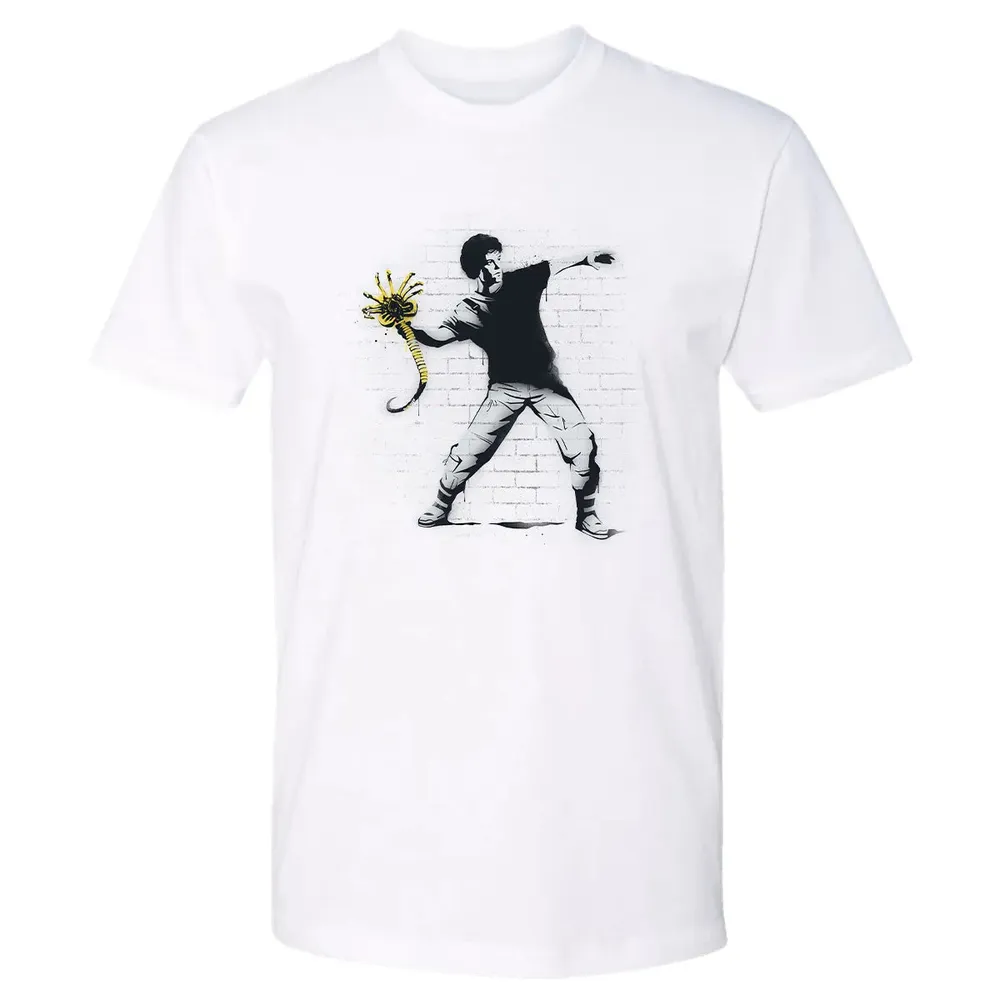 Alien Thrower Premium Unisex T-shirt - 4