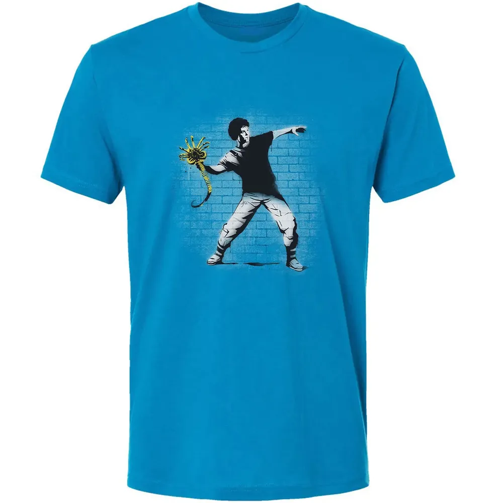 Alien Thrower Premium Unisex T-shirt - 15