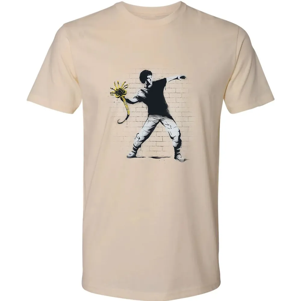 Alien Thrower Premium Unisex T-shirt - 13