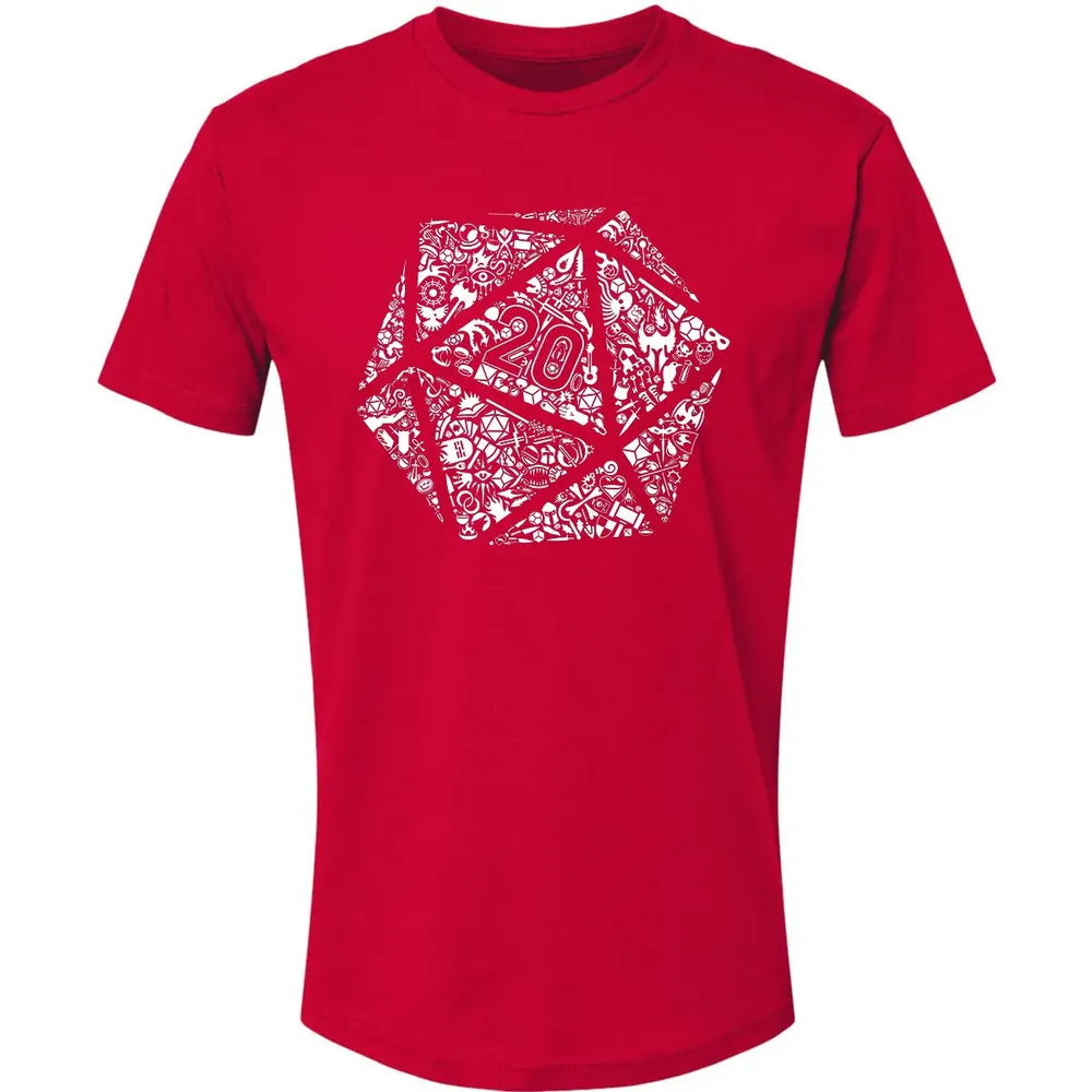 Mosaic D20 Premium Unisex T-shirt - 6