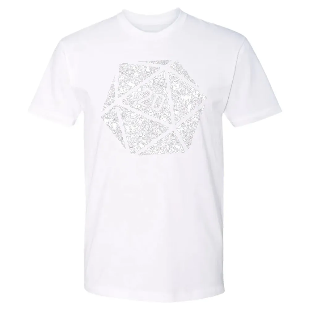 Mosaic D20 Premium Unisex T-shirt - 4