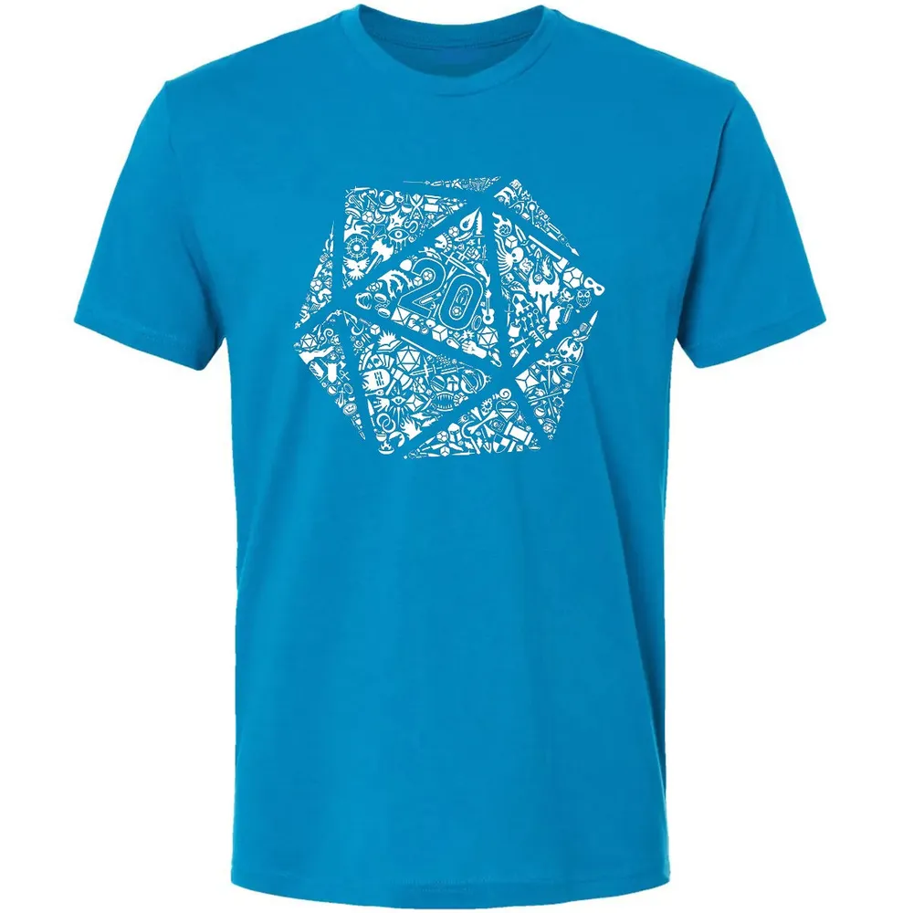Mosaic D20 Premium Unisex T-shirt - 15