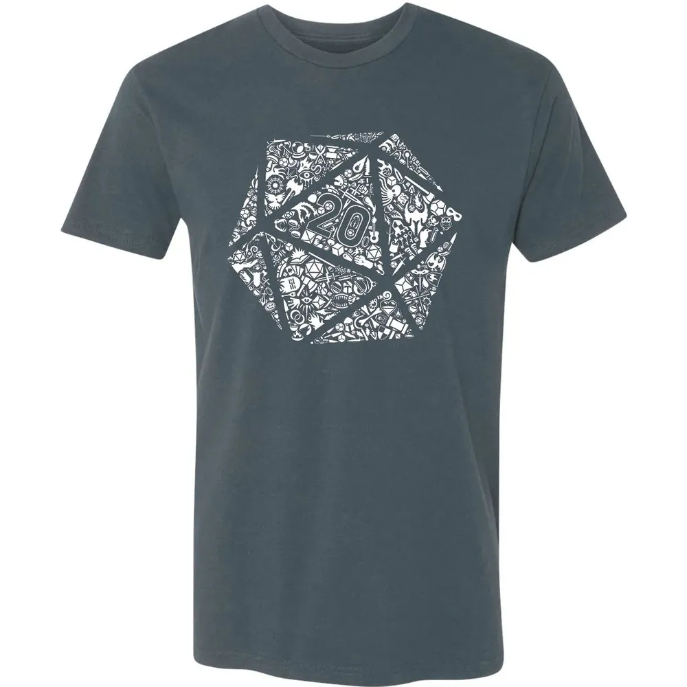 Mosaic D20 Premium Unisex T-shirt - 14