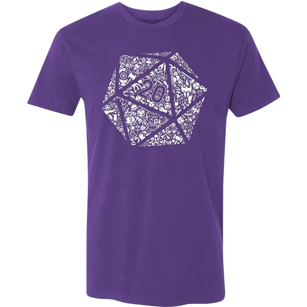 Mosaic D20 Premium Unisex T-shirt - 7