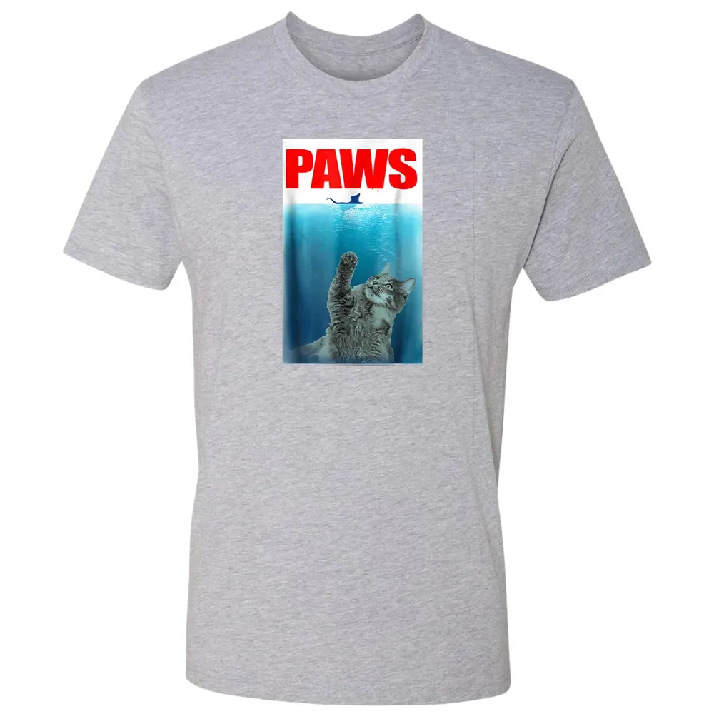 Paws Cat and Mouse  Cute Funny Cat Lover Premium Unisex T-shirt - 9