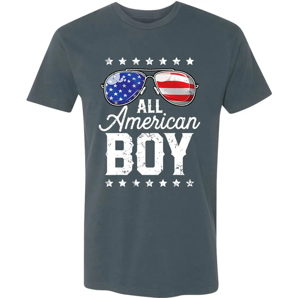 All American Boy 4th of July  Boys Kids Sunglasses Premium Unisex T-shirt - 14