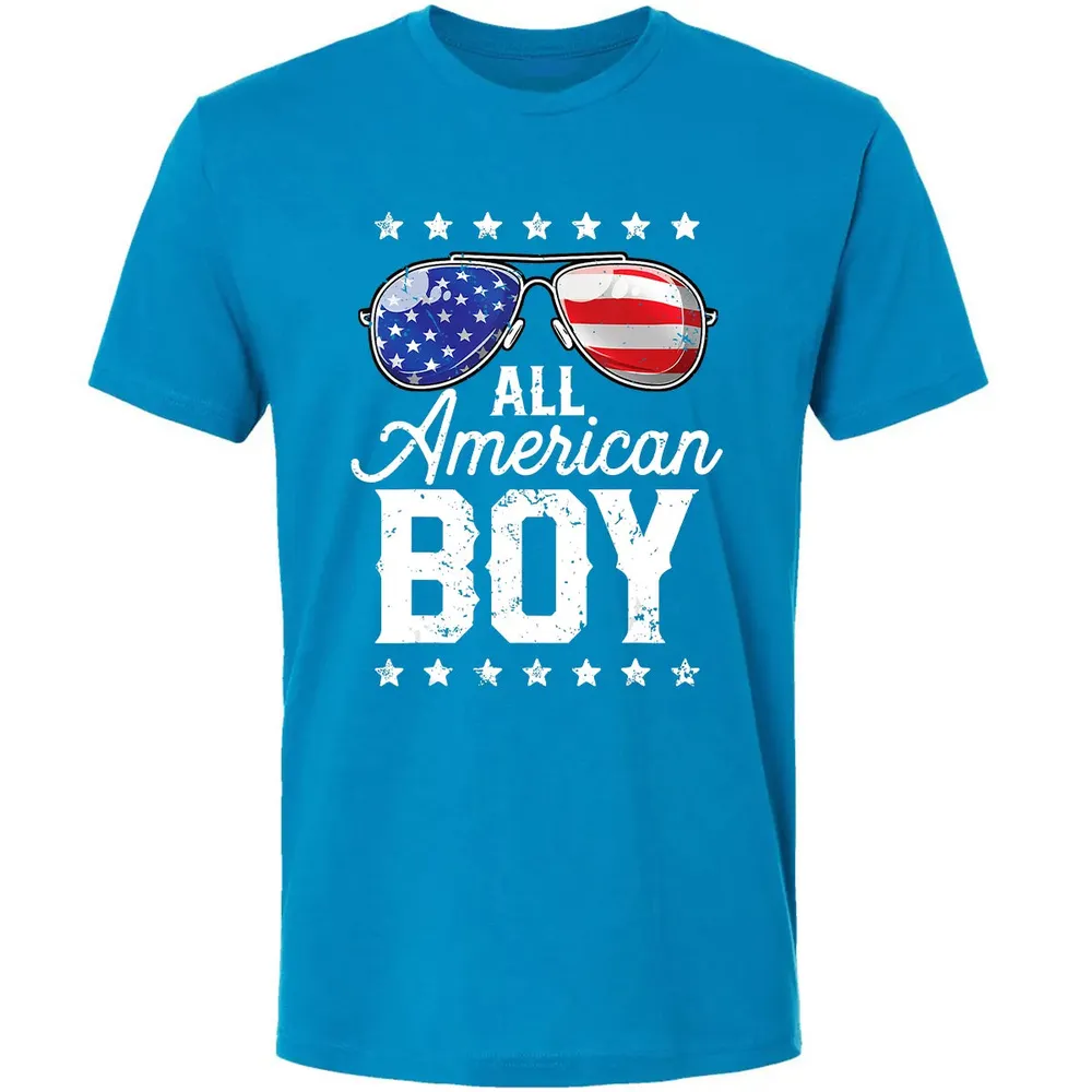 All American Boy 4th of July  Boys Kids Sunglasses Premium Unisex T-shirt - 15