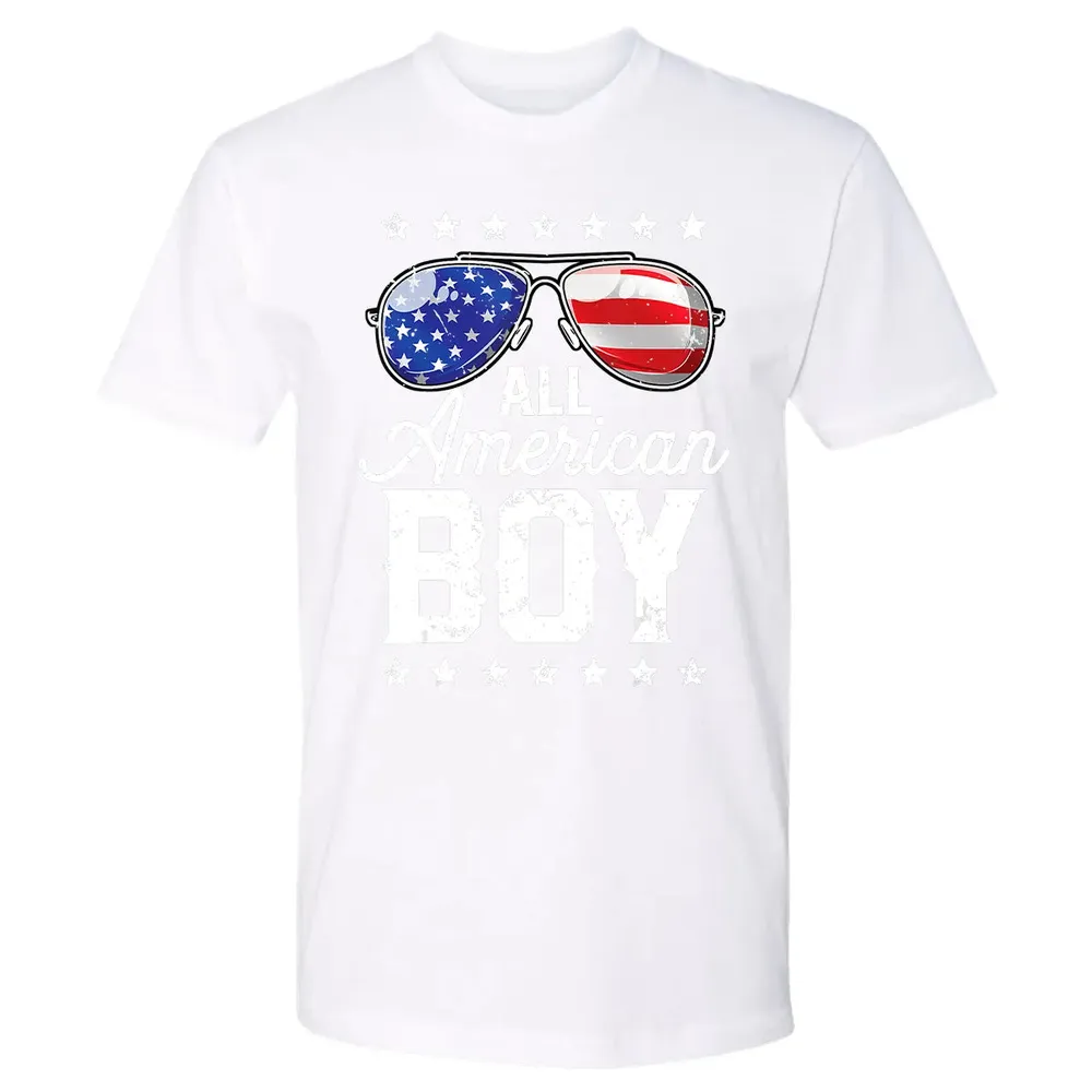 All American Boy 4th of July  Boys Kids Sunglasses Premium Unisex T-shirt - 4