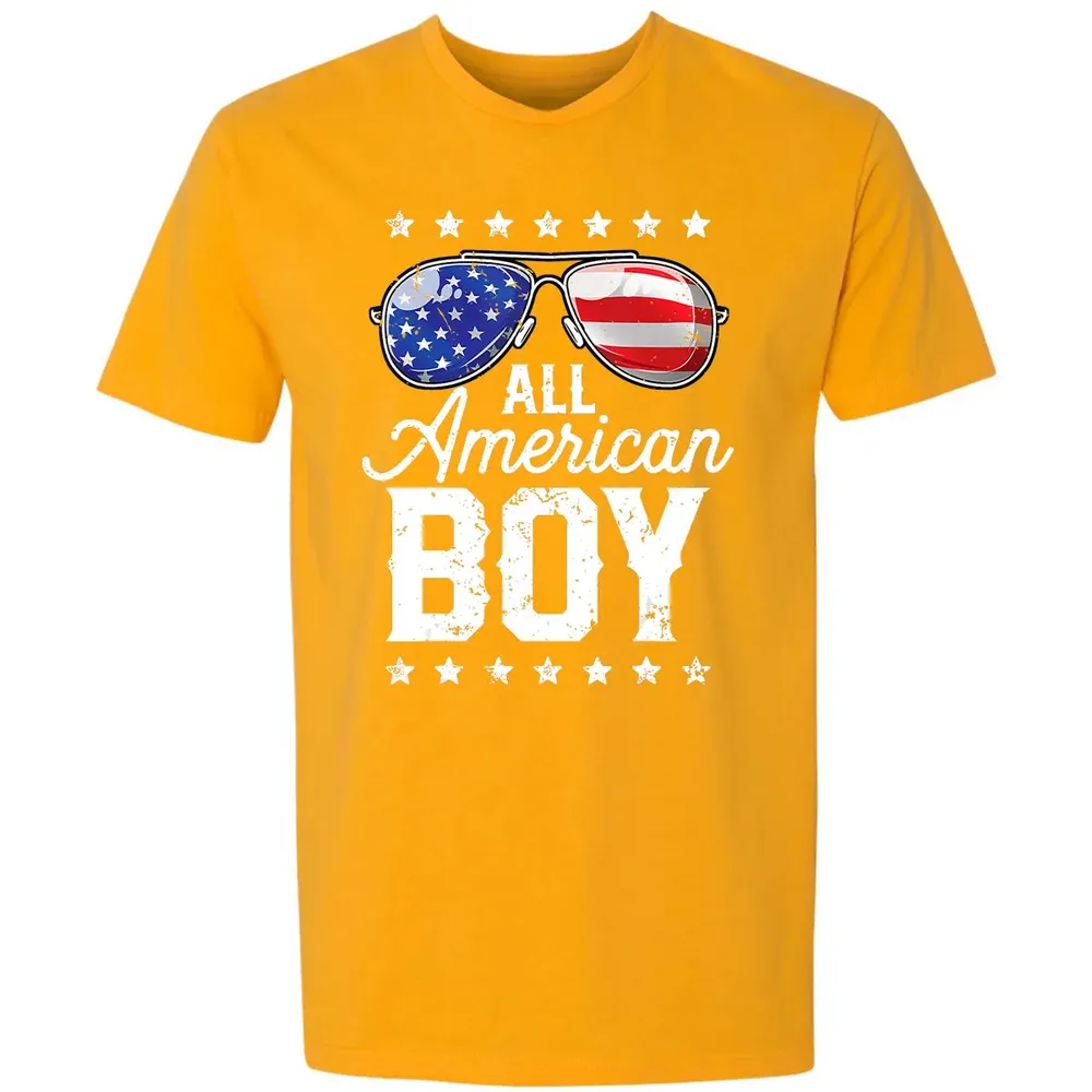 All American Boy 4th of July  Boys Kids Sunglasses Premium Unisex T-shirt - 11