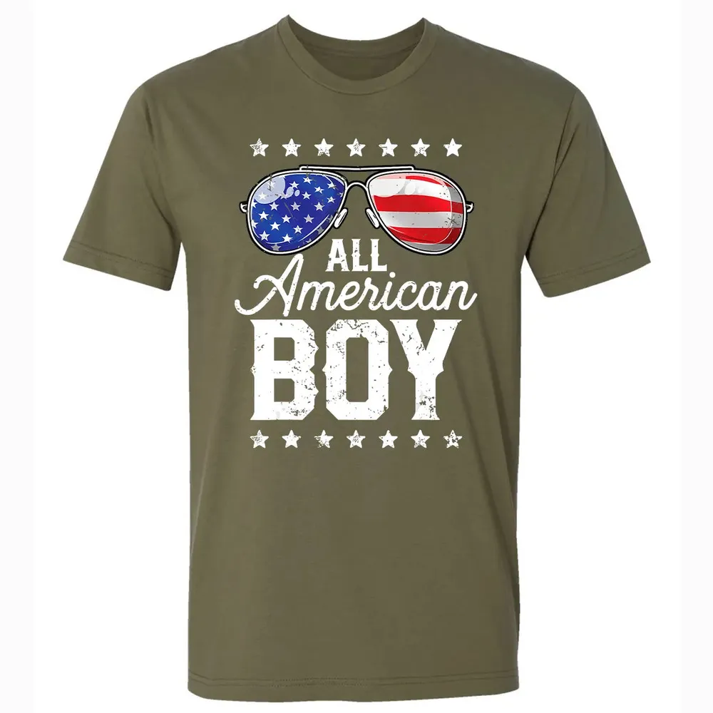 All American Boy 4th of July  Boys Kids Sunglasses Premium Unisex T-shirt - 5