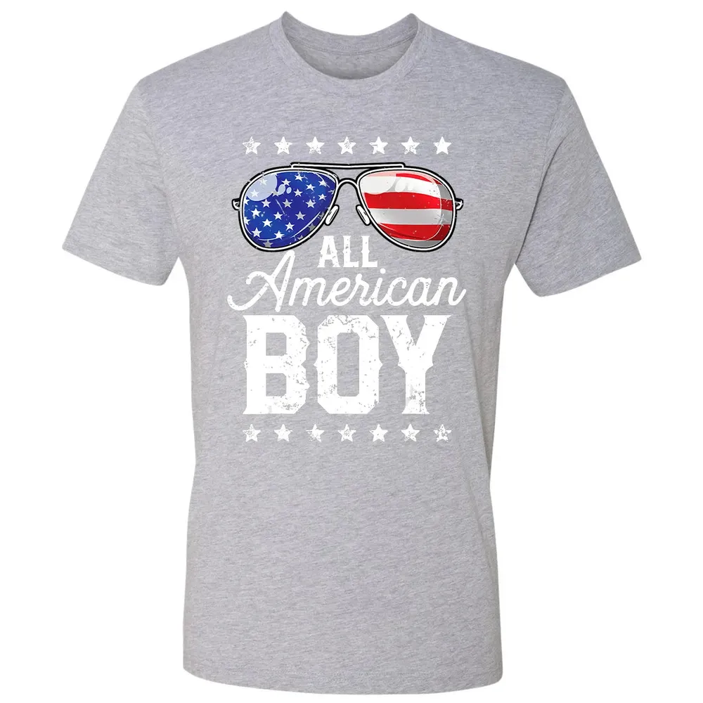 All American Boy 4th of July  Boys Kids Sunglasses Premium Unisex T-shirt - 9