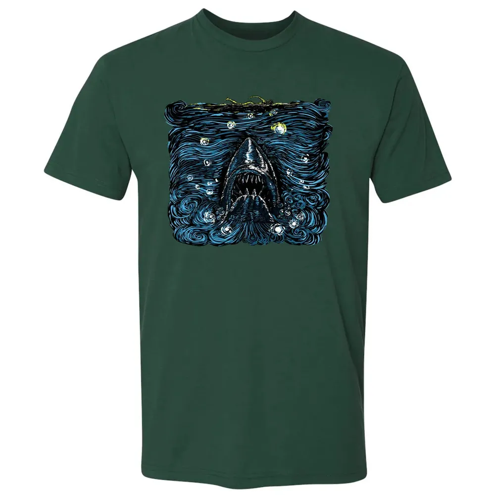 Shark Starry Premium Unisex T-shirt - 12