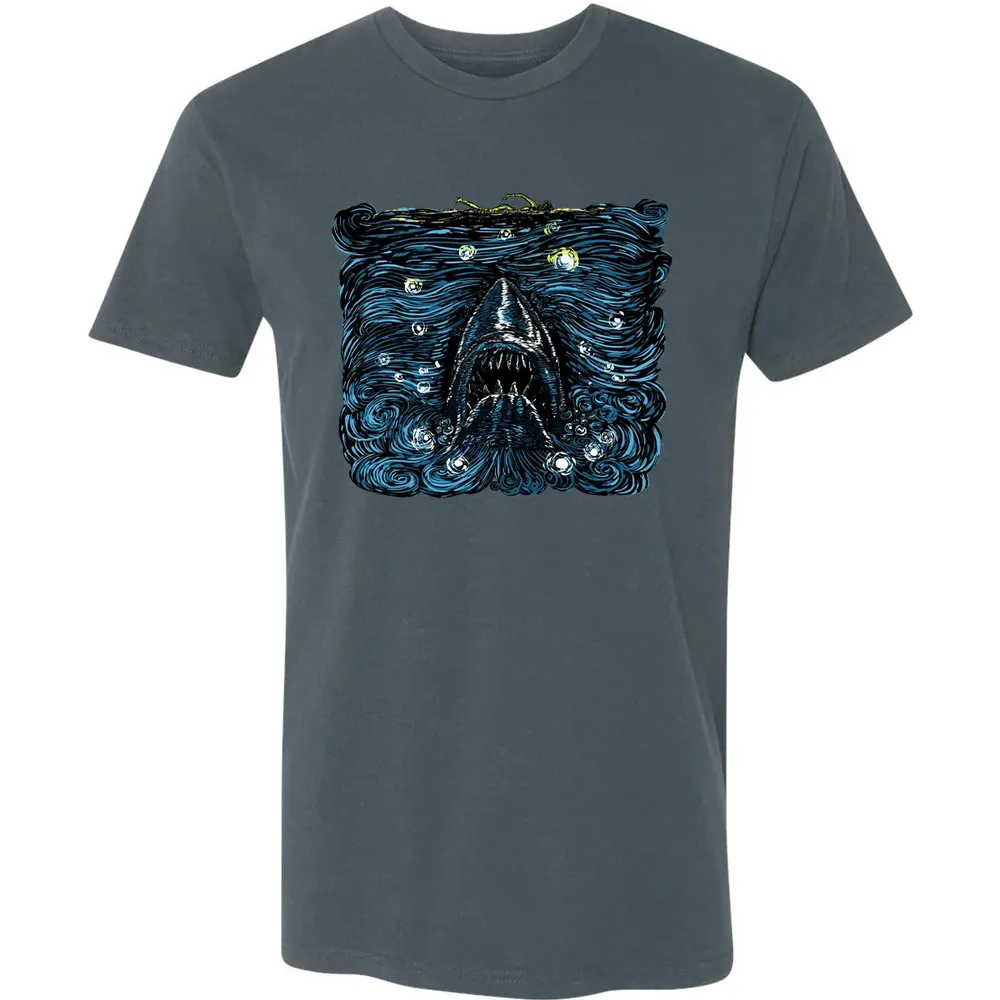 Shark Starry Premium Unisex T-shirt - 14