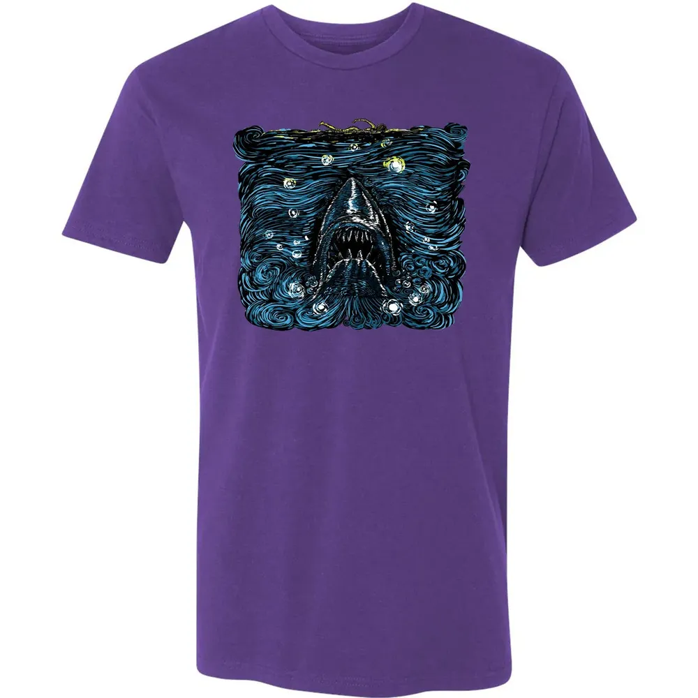 Shark Starry Premium Unisex T-shirt - 7