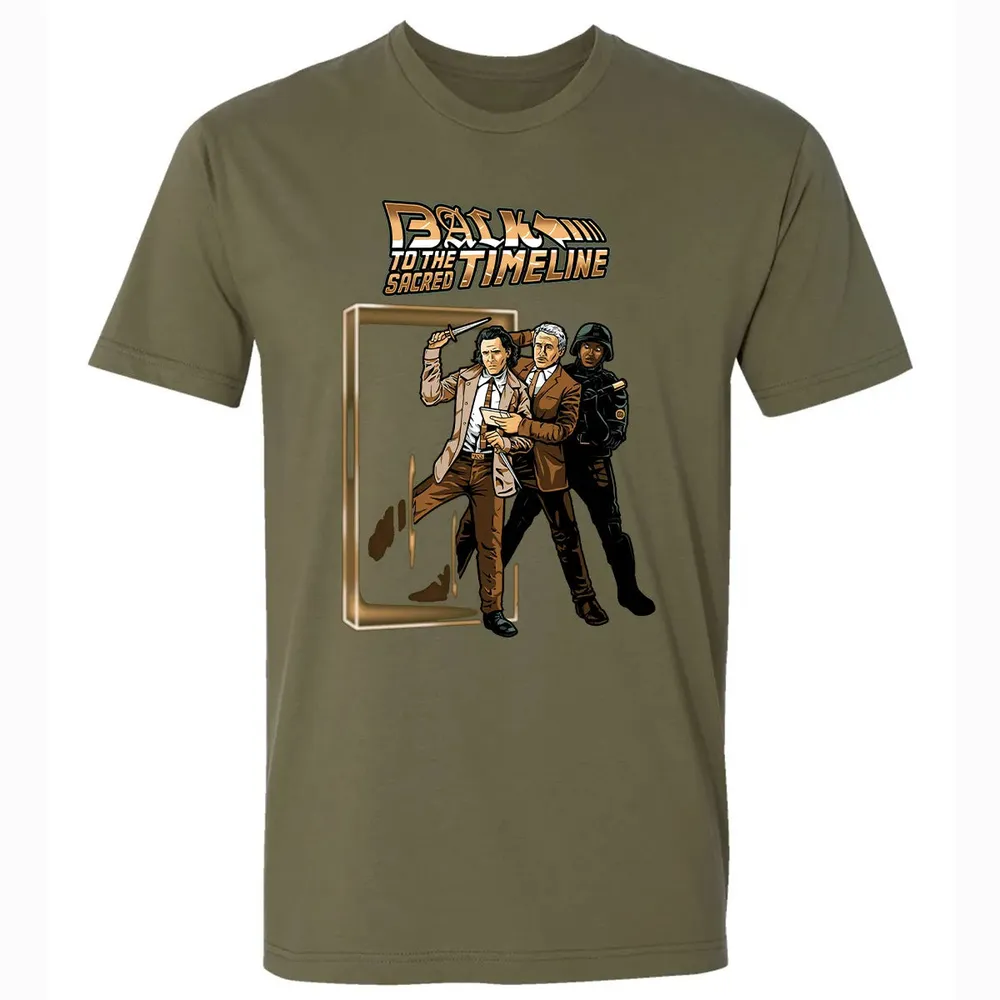 Back To The Sacred Timeline Premium Unisex T-shirt - 5