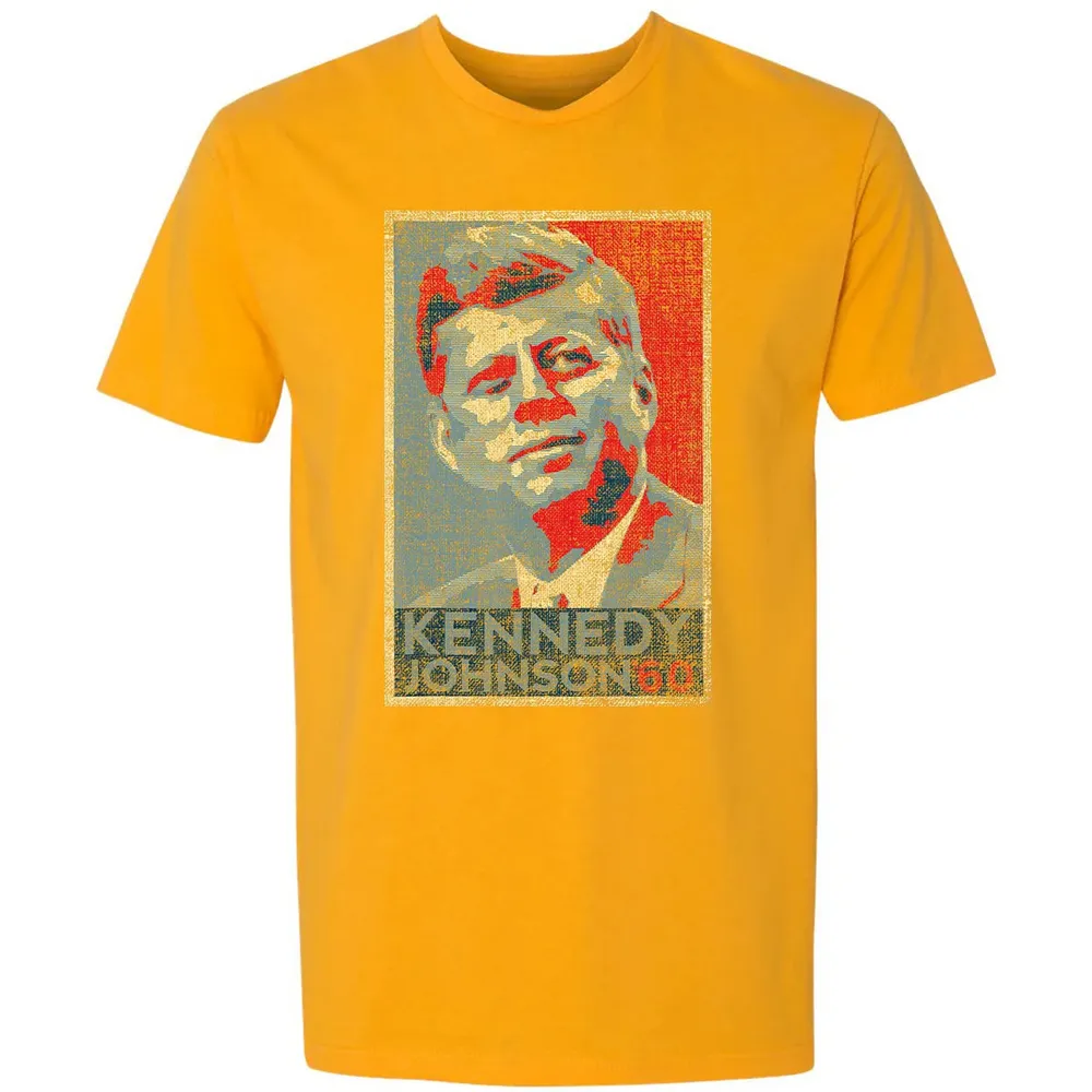 Kennedy Johnson 1960 Retro Campaign 4th Of July President Premium Unisex T-shirt - 11