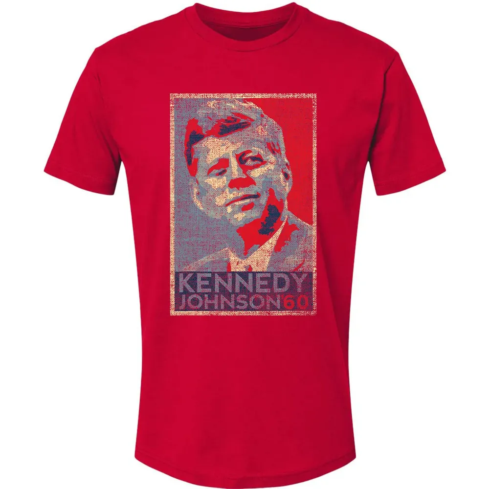 Kennedy Johnson 1960 Retro Campaign 4th Of July President Premium Unisex T-shirt - 6