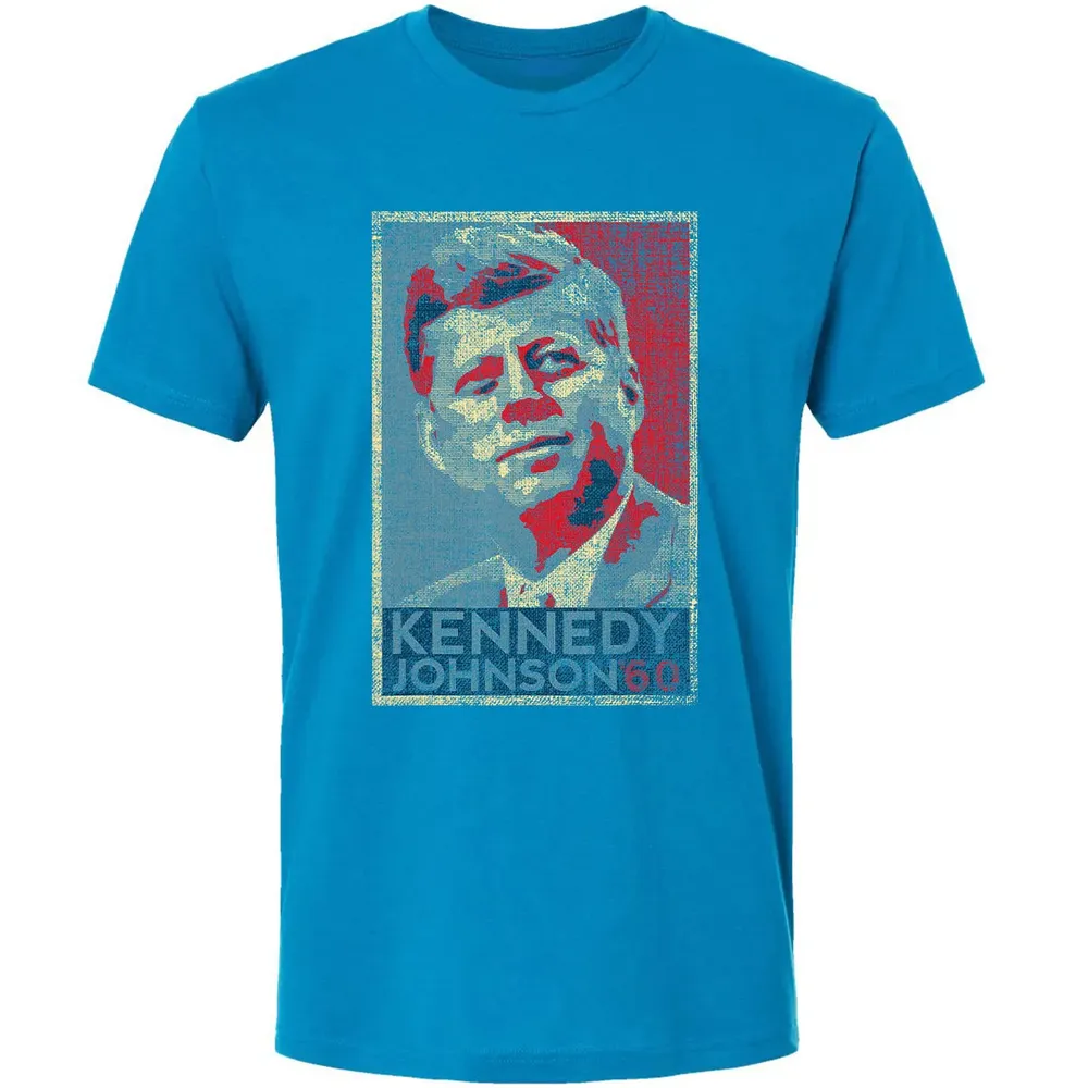 Kennedy Johnson 1960 Retro Campaign 4th Of July President Premium Unisex T-shirt - 15