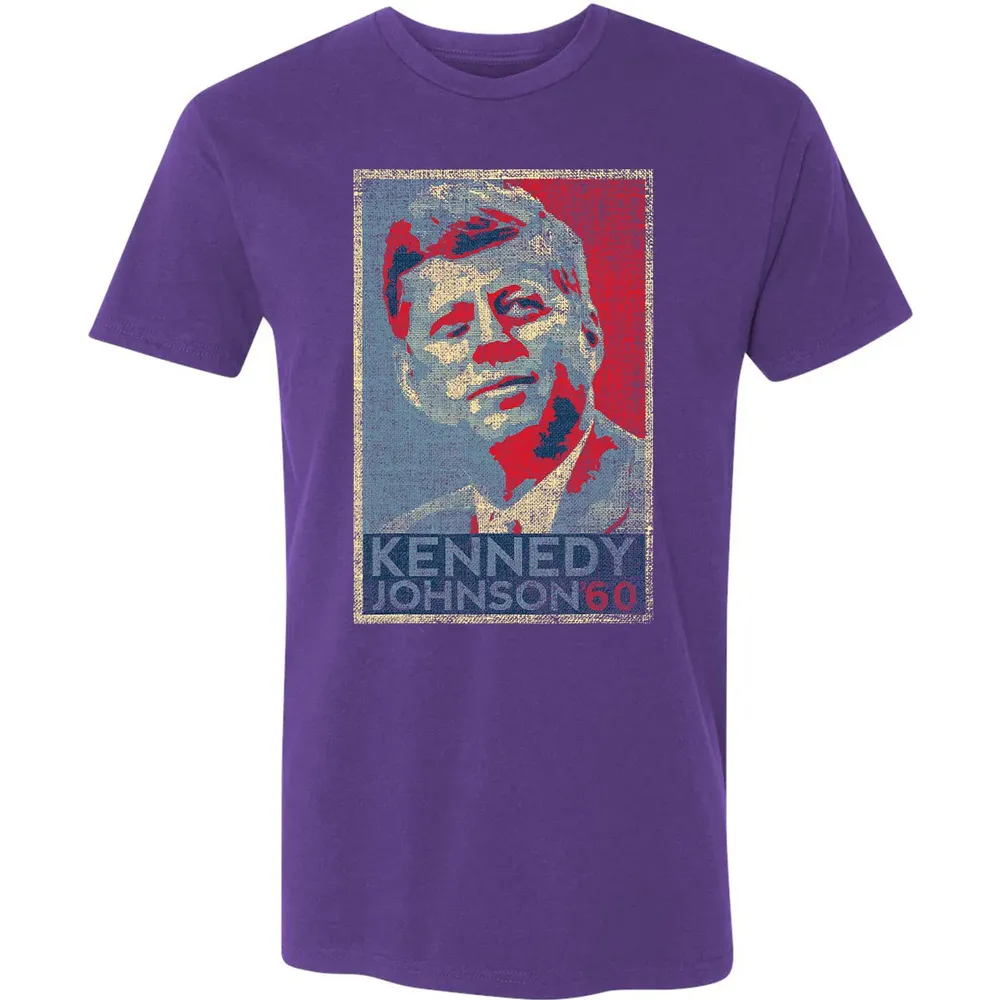 Kennedy Johnson 1960 Retro Campaign 4th Of July President Premium Unisex T-shirt - 7