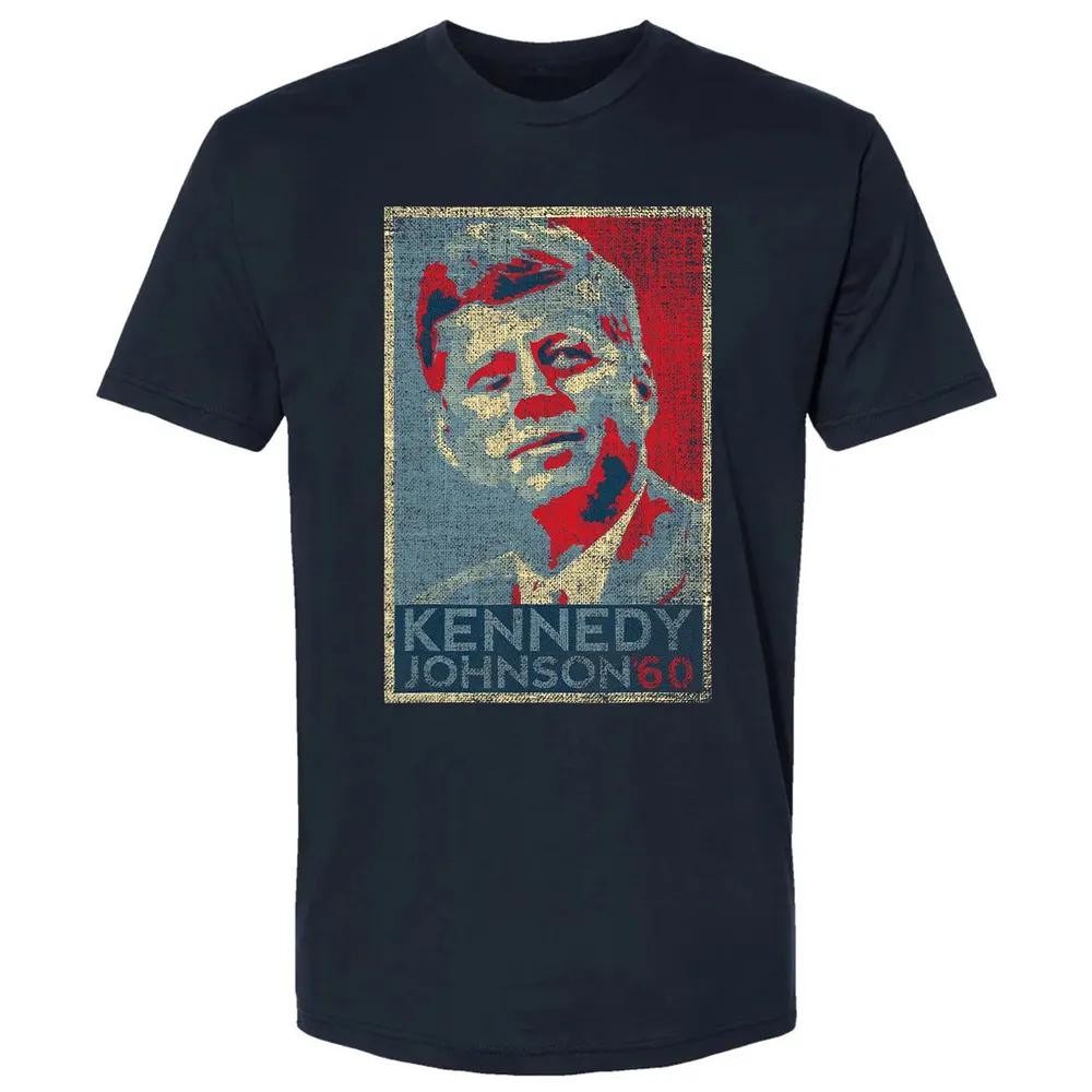 Kennedy Johnson 1960 Retro Campaign 4th Of July President Premium Unisex T-shirt - 2