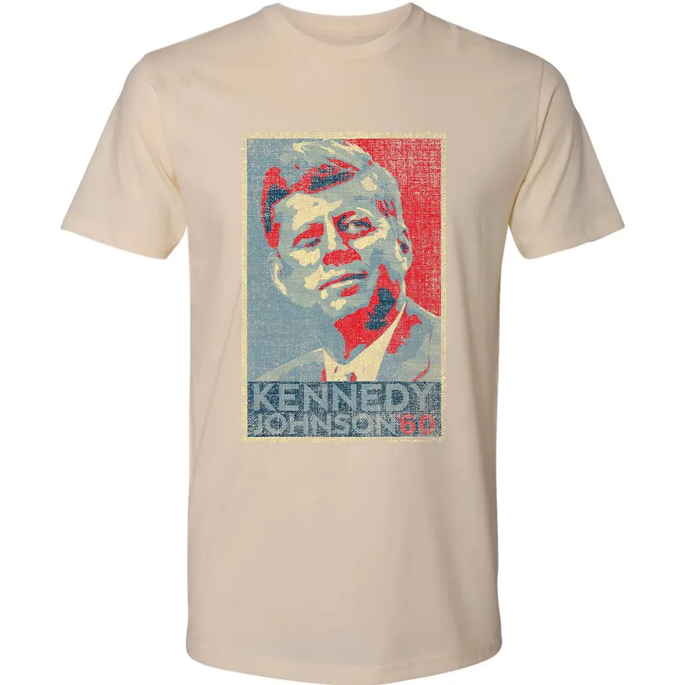 Kennedy Johnson 1960 Retro Campaign 4th Of July President Premium Unisex T-shirt - 13
