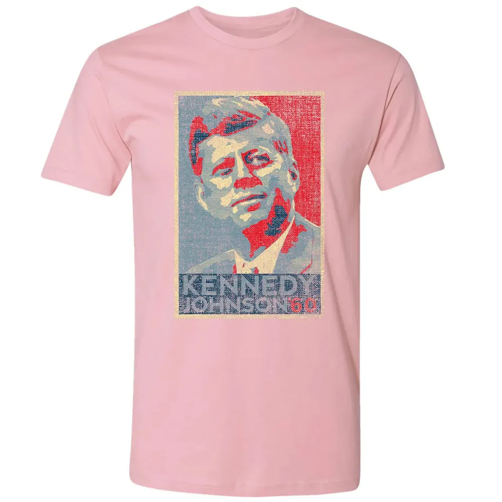 Kennedy Johnson 1960 Retro Campaign 4th Of July President Premium Unisex T-shirt - 3