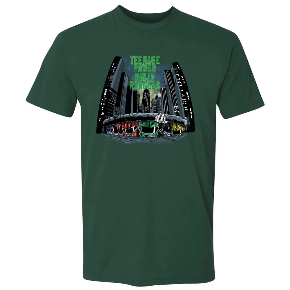 nage Power Ninja Rangers Premium Unisex T-shirt - 12