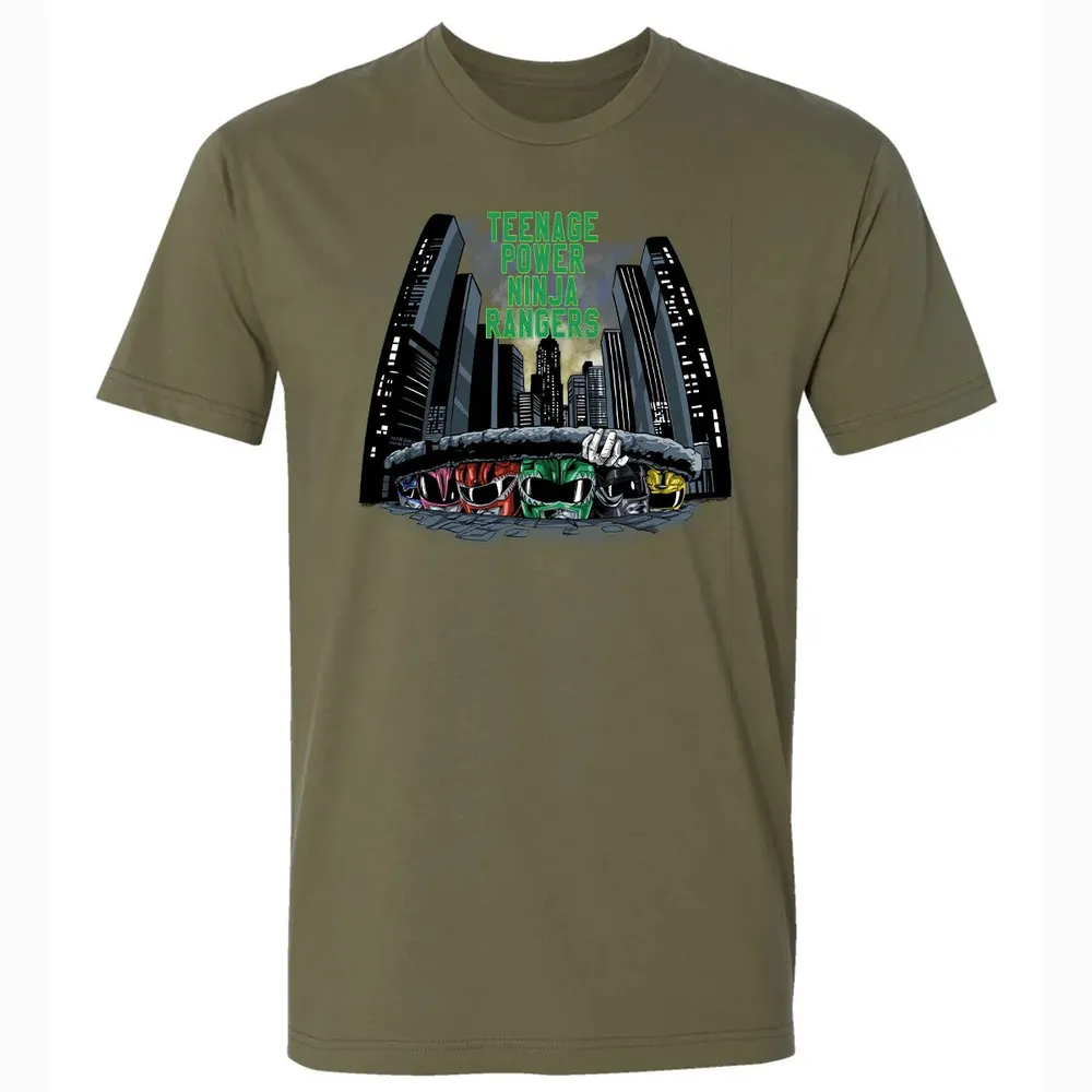 nage Power Ninja Rangers Premium Unisex T-shirt - 5