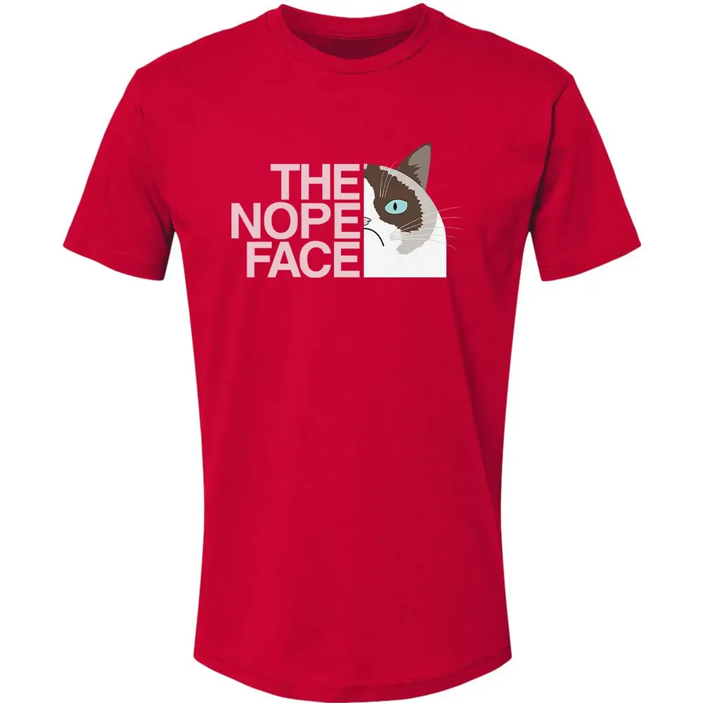 The Nope Face Premium Unisex T-shirt - 6