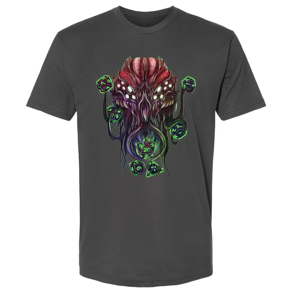 Cthulhu And Dices Premium Unisex T-shirt - 8