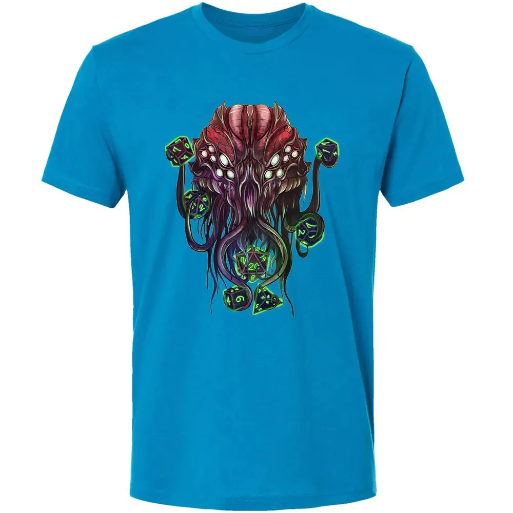 Cthulhu And Dices Premium Unisex T-shirt - 15