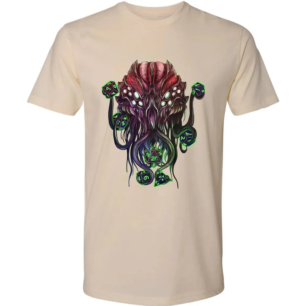Cthulhu And Dices Premium Unisex T-shirt - 13