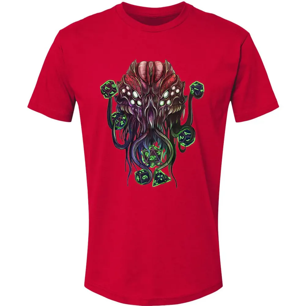 Cthulhu And Dices Premium Unisex T-shirt - 6