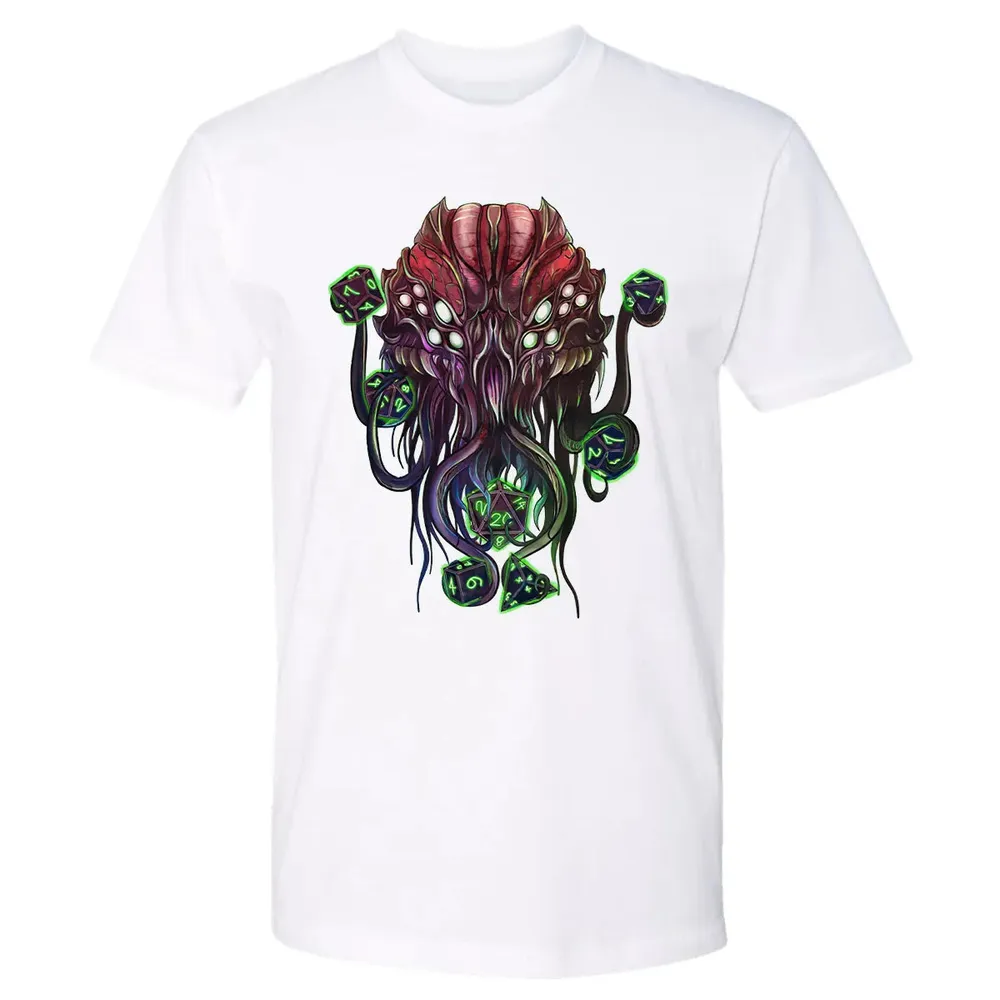 Cthulhu And Dices Premium Unisex T-shirt - 4