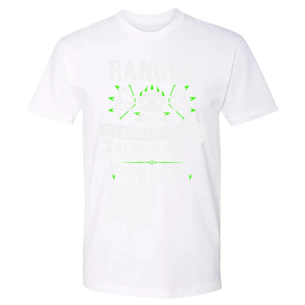 RANGER, The Master of the Hunt (White Text) Premium Unisex T-shirt - 4